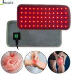 60 LEDs Red＆Infrared Light Therapy Belt 850nm 660nm Back Burn Fat Wrap Slimming Machine Waist Heat Pad Full Body Joints Muscle