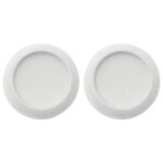 Abaodam 2pcs Gate Wall Cups Protector Pressure Mounting Door Guardrail Child Safety Gate Bumpers Wall Protection Pad Stairway Savers