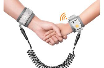 Anti Lost Wrist Link,Toddler Harness Walking Leash with Induction Lock, for Supermarket Mall Airport Amusement Park Zoo Travel