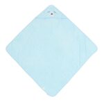 Baby Hooded Bath Towel High Soft Skin-Friendly Quick-drying Coral Fleece Animal Shape Hooded Bath Towel for Home Use (Blue Dog)