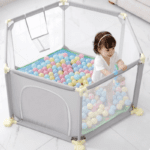 Baby indoor play fence Children's home ground fence baby crawling mat protective fence against falling toddler grid bar