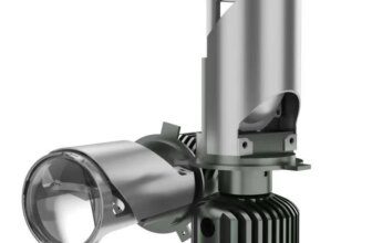 Bi LED H4 Projector Lens 30000LM Mini Car Bulb 110W Canbus Auto Motorcycle Turbo Lamps High Low Beam 12V 24V Plug&play