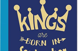 Birthday Cards for Men Him - Kings Are Born In September - Happy Birthday Cards for Husband Boyfriend Dad Son Brother Grandad Uncle Grandpa Friend, 145mm Humour Greeting Gift Ideas
