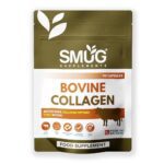 Bovine Collagen British Made by SMUG Supplements - 90 Capsules - Type 1 Peptides - 1200mg Daily Serving of Collagen Powder in Three-a-Day Capsules - 30 Day Supply - Suitable for Both Men and Women