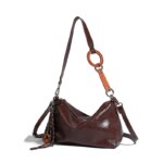 Casual Pillow Bag For Women Luxury Designer Handbags And Purses 2024 New In PU Glossy Surface Heart Top Handle Underarm Shoulder