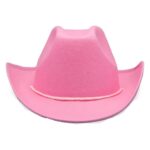 Clearance Cowboy Hat for Men Women Adjustable Outdoor Hat Western Hat Lightweight Travel Cap Wide Brim Durable Cowgirl Cowboy Felt Hat Large Sun Hat UK