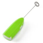 Cordless Electric Hand Blender Battery Powered Small Household Hand Blender Metal Plastic for Home Hotel Mini Electric Hand Frother (Plastic + Metal 2)