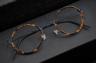 Denmark Round Screwless Glasses Frames Men Women Acetate Titanium Ultra-light Eyeglasses Light Weight Eyewear Spectacles