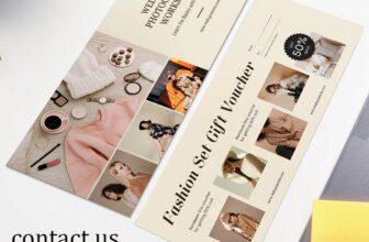 DsgnTouch 200pcs Editable Gift Ticket Printable at home Birthday DIY Voucher Certificate Modern Gift Coupon Card for Beauty Spa