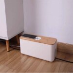 Exquisite-Cable Storage Box Desktop Charging Cable Data Cable Storage Device Plug Socket Cable Management Device