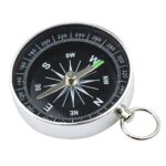 Goodluvk28 「Key Chain for Men&Women Portable Metal Compass Outdoor Travel Camping Hiking Climbing Navigation Tool, Will Never Rust, Bend or Break | Ideal Gift For Friends or Family