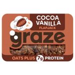 Graze Cocoa & Vanilla Protein Vegan Sweet Flapjacks, 50g