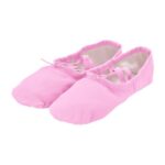 High Tops Casual Shoes Women's Soft Shoes Adult Body Ethnic Ballet Shoes Yoga Shoes (Hot Pink, 7.5 Toddler)