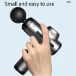 Home Fascia Gun Muscle Relaxation Massage Device with Adjustable Speeds 6 Detachable Massage Heads for Deep Tissue Massage