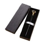 jieGorge 0.5mm Pack Ballpoint Pen Fine Nib School Office Supply New 2ml, Office & Stationery for Easter Day (Gold)