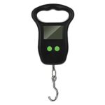 jieGorge 50kg x 10g Digital Scale for Fishing Luggage Steelyard Hanging Electronic Scale, Kitchen，Dining & Bar for Easter Day (Black)