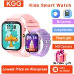 Kids Games Smart Watch 1.83'' HD Camera Flashlight 18 Games Sleep Monitoring Alarm Clock Smartwatch Children Boys Girls Gifts