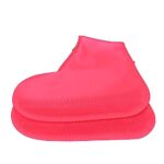 Ladies Wellies Waterproof Boots Gardening Shoes Women Cow Girl Boots Thickened Silicone Water Proofing Rainy Shoe Cover Anti Slip and Portable Rain Non Slip Shoe Cover Short Wide Width Rain for Women