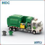 MOC Building Blocks City Garbage Classification Truck Car Modle Bricks Assembled Collection Educational Xmas Toy Gifts 369PCS