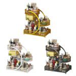 Modern Makeup Storage Shelf Metal Construction Space Saving Cosmetic Organizers for Bathroom Countertops Storage M68E