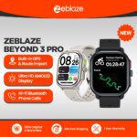 New Zeblaze Beyond 3 Pro GPS Smart Watch Built-in GPS & Route Import 2.15" AMOLED Display Make/Receive Phone Calls Smartwatch