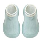 QINQNC Toddler Infant Babygirl Sock Shoes Non Slip Soft Sole Sneakers Cute Baby First Walking Shoes Soft Sole with Grips for Boys Girls 0 24 Months- 5 Years Old,y22 Green