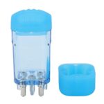 Scalp Applicator Comb Corrosion Resistant No Rust 8ml Scalp Oil Applicator Leaf Resistant For Hair Growth Oil (Clear Blue)