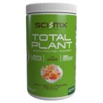 SCI-MX Total Plant - Vegan Protein Powder for Lean Muscle Development - Salted Caramel Peanut • Low-Sugar • 35g Protein + 176 Calories per Serving • 450g