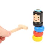 Sdfafrreg Toys For Toddlers, Polished Surface Without Burrs Block Toy Gift, Restore Back Home Boys Travel for Girls(black box)