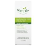 Simple Replenishing Rich Lotion Moisturiser with Pro-Vitamins B5 + E for Nourished, Healthier-Looking Skin 125 ml