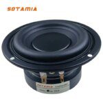 SOTAMIA 1Pcs 4.5 Inch Woofer Audio Speaker 4Ohm 30W Low Frequency Hifi Music Home Theater Bass DIY Bluetooth Speaker Bookshelf