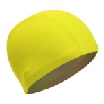 Swimming Cap, Ergonomic Flexible Swimming for Men and Women Quick-drying, Non-slip for Pool (Yellow)
