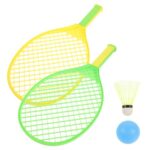 TOYANDONA 1 Set Badminton Racket Badminton for Beginners with Shuttlecocks Lightweight and Easy to Grip for Outdoor and Indoor Exercise Great present Random Color