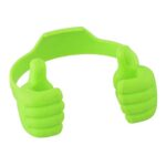 VALINK Thumbs-Up Cell Phone Holder,Portable Mobile Phone Holder Mobile,Movie Watching Bed Desktop Mount Mobile Stand Green