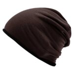 Winter Hats for Women UK Ladies Fashion Warm Hats Unisex Beanie Winter Cuffed Soft Warm Hat for Men/Women Ski Watch Cap Winter Hat Trapper (Coffee, One Size)