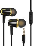 Wired Headphones with Microphone Noise Cancelling Stereo in Ear Sport Music Earphone for Mobile Phone Durable