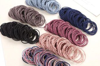 100pcs Hair Elastics Ties Band Ponytail Holders Rope Scrunchies Hoop Colet Hairband for Woman Men Girls Thin Hairstyle Accessory