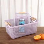3pcs Iron Storage Basket Set for Home Organization and Storage Fruit & Vegetable Clothes & Toys Organiser