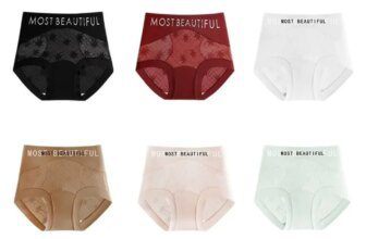 4Pcs Fashion Ultra-thin Lace Flower Briefs Mid Waist Cotton Crotch Seamless Panties Underpants Lingerie Underwear for Women Gift