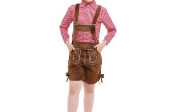 Costume Cosplay Oktoberfest Lederhosen Bavarian Shorts German Beer Festival Suit Halloween Mardi Gras Outfit Kids Boys Men Lolit