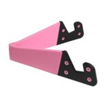 Creative Smart Phone and Tablet Desktop Stand V Shape Foldable Vertical and Horizontal Phone StandMount Pink Sturdy and Practical Stylish