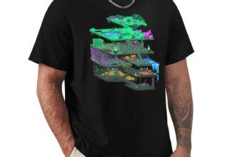 Dungeoneering Map T-Shirt boys whites plus sizes mens graphic t-shirts hip hop
