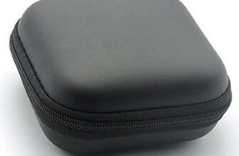 Greenlans Square Pocket Hard Case Storage Bag for Headphone Earphone Earbuds TF SD Card