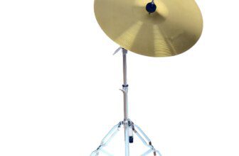 Hooqu Factory Price 14-20 Inch Size Polish Gold Color Alloy Crash Mute Cymbals For Jazz Drums