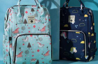 Insular Maternity Organizer Mummy Bag Nappy Backpack Travel Hanging Stroller Diaper Bag for Baby Care - Mom's Essentials