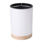 KIMODO Kitchen Utensil Rack Kitchen Counter Utensil Rack Countertop Oval Cooking Utensil Tank Utensil Storage Box Closet Containers for Organizing (White, One Size)