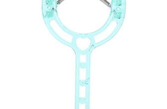 Portable Facial Hair Remover Plastic Spring Device Face Lips Hair Epilator RemovalBeauty Tool Best for Quick Easy Hair Removal from Roots (Green)