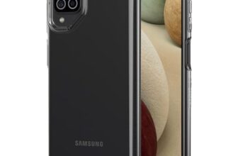 Tech21 T21-9236 Evo Lite for Samsung Galaxy A12 – Phone Case with 8ft Drop Protection, Clear