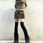 Top Pick for a Cool Outing! Trendy Star - Embellished Casual Mini Skirt, Unlock Unrestrained Fashion