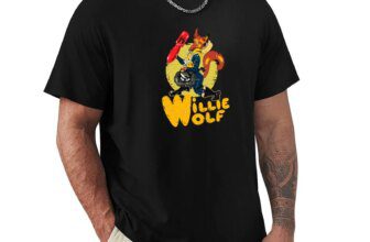 UK - RAF Halifax Mk. VII (serial NP717) Willie Wolf Nose Art - Grunge Style T-Shirt gifts for boyfriend sublime mens fashion